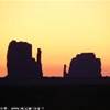 Alba nella Monunet Valley STATI UNITI D'AMERICA 