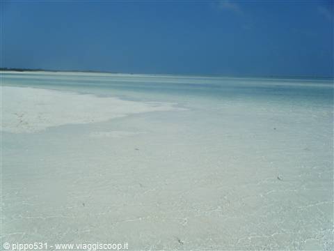 atolli davanti alla spiaggia