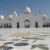 La  moschea di Abu Dhabi EMIRATI ARABI UNITI 