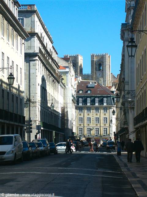 01 Lisbona - 03.04 Baixa - Castelo de Sao Jorge da Rua Augusta
