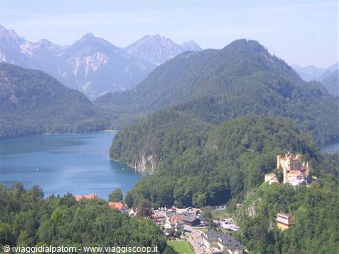 veduda dalla cima di Neuschwanstein