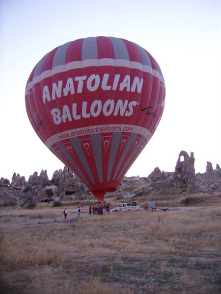 In mongolfiera 