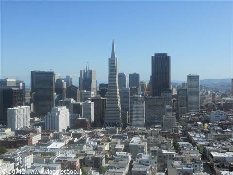 Financial district dalla Coit Tower
