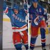 Hockey players al Madison Square Garden STATI UNITI D'AMERICA 