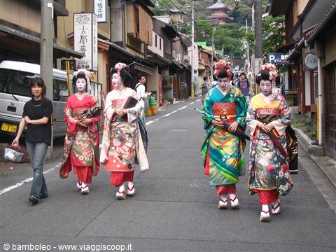 Geishe a Kyoto