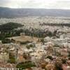 veduta Tempio di Zeus dall'acropoli GRECIA 