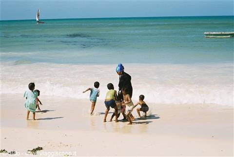 Spiaggia a Malindi