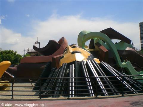 Parco bimbi Gulliver nel fiume Turia
