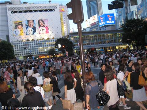Tokyo - pedoni a Shibuya
