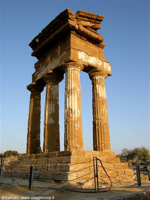 La Valle dei Templi - Il tempio dei Dioscuri