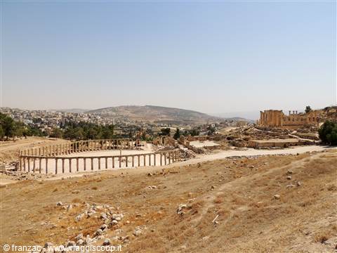 Jerash - Il Foro ovale