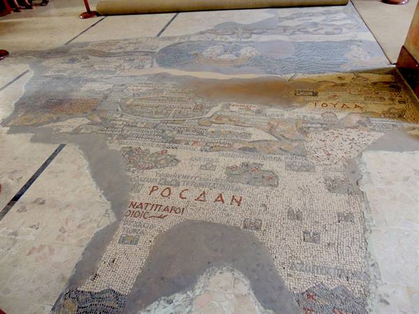 Madaba - Mosaico in Chiesa S.Giorgio