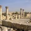 la cittadella di amman resti della basilica bizantina GIORDANIA 