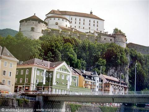 Kufstein dal battello sull'Inn