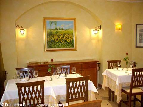 Nelle sale del Ristorante Il gusto della vita di Monza