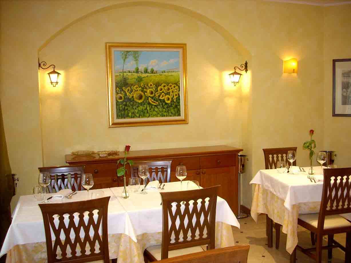 Nelle sale del Ristorante Il gusto della vita di Monza