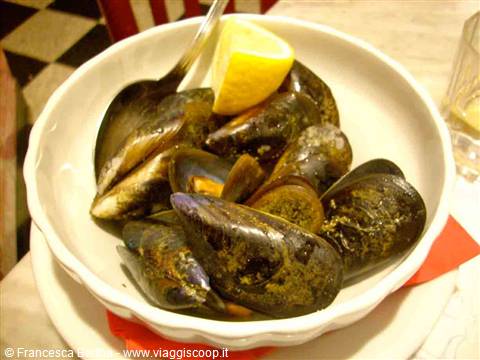 Le ottime cozze dell'Osteria Bacco di Savona