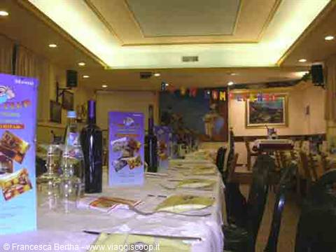 Nella sala del Ristorante Pizzeria Park Club