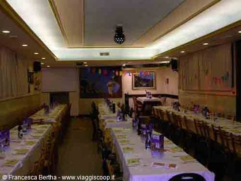 Nella sala del Ristorante Pizzeria Park Club