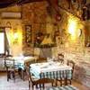 La caratteristica sala della Trattoria La Serignola ITALIA 