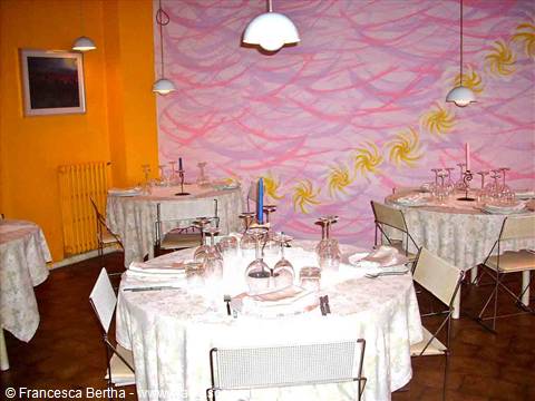 Nelle sale del Ristorante Ametista di Moncalvo