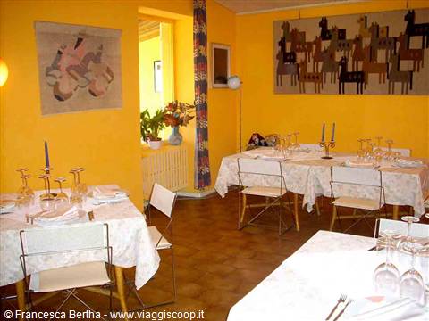 Nelle sale del Ristorante Ametista di Moncalvo