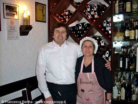 I titolari del Ristorante Mosè di Celle Ligure