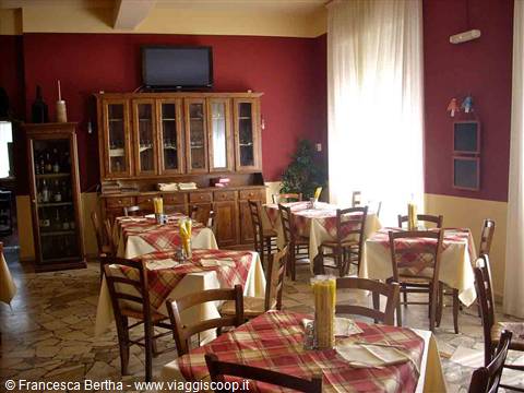 Nella sala del Ristorante Pizzeria Caffè del Tranvai