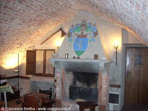 All'interno del Castello di Montegrosso d'Asti
