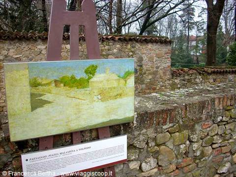 Riproduzioni di opere del Pellizza in centro