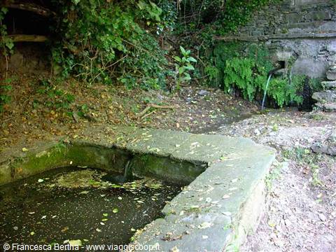 La fonte dove si era fermato Napoleone