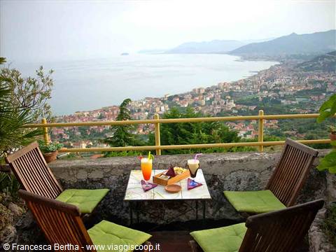 Veduta dai terrazzi del Ristorante American Bar Il Cappero
