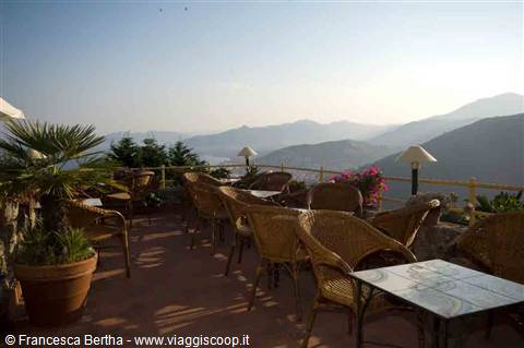 I favolosi terrazzi del Ristorante American Bar Il Cappero