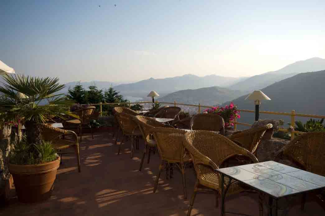 I favolosi terrazzi del Ristorante American Bar Il Cappero