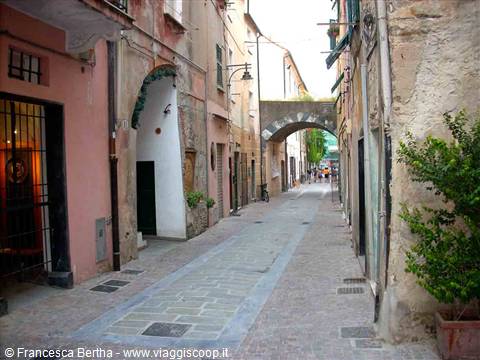 Nel centro storico di Albissola Marina