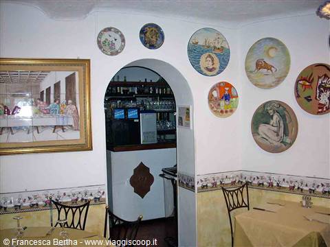 Nelle sale del Ristorante Pizzeria Au Caruggiu
