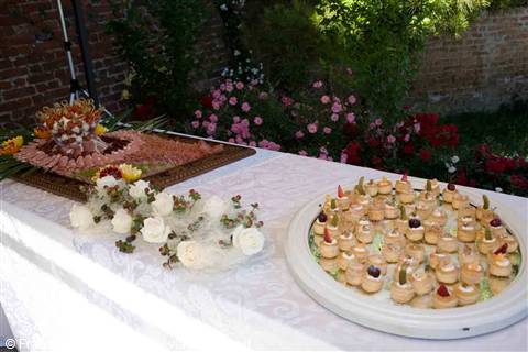 Buffet presso il Castello di Cortanze