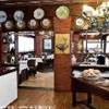Nella sala del Ristorante Manuelina di Recco ITALIA 