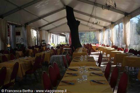 La veranda dell'Hotel Ristorante Julia