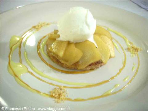Prelibatezze dell'Osteria Eneo: la tarte tatin
