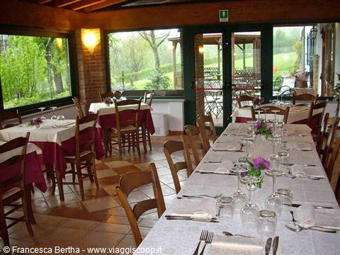 Nella sala della Locanda dell'Arzente