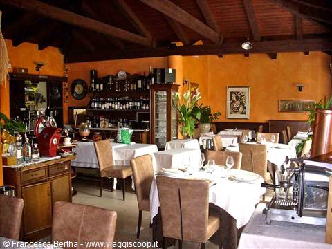 Nella sala dell'Hotel Ristorante Giardinetto