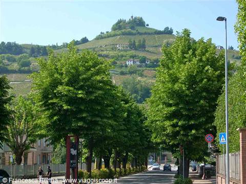 Veduta dal centro di Santo Stefano Belbo