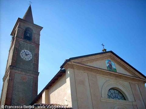 La parrocchiale della frazione Corano