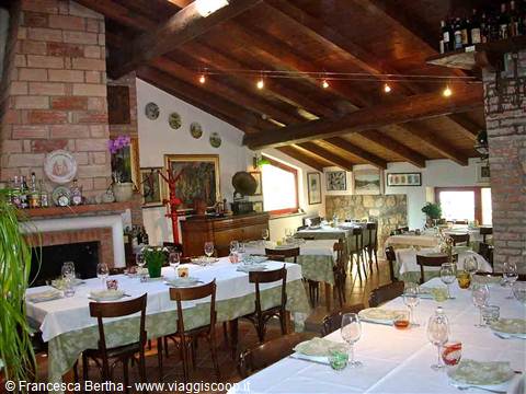 Nella sala del Ristorante Le Proposte