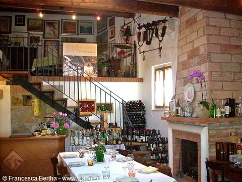 Nella sala del Ristorante Le Proposte