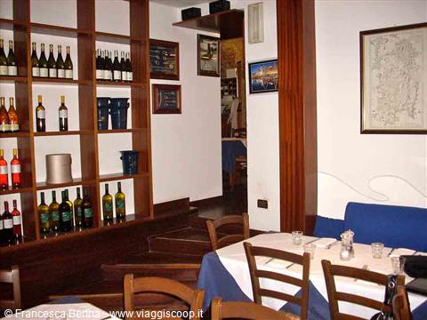 Nelle sale del Ristorante Il Paguro