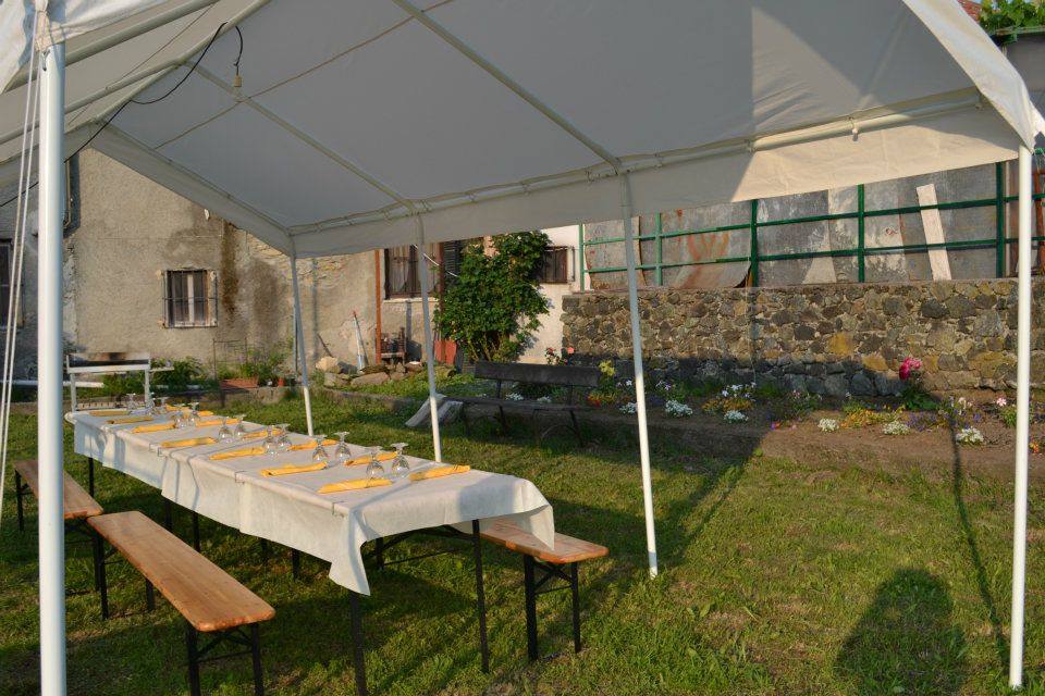 L'ampio giardino del Ristorante Antichi Sapori