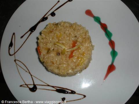 Risotto al Chinotto presso il Ristorante La Girotta