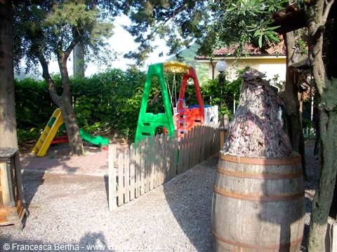 Nel giardino del Ristorante U Rundò